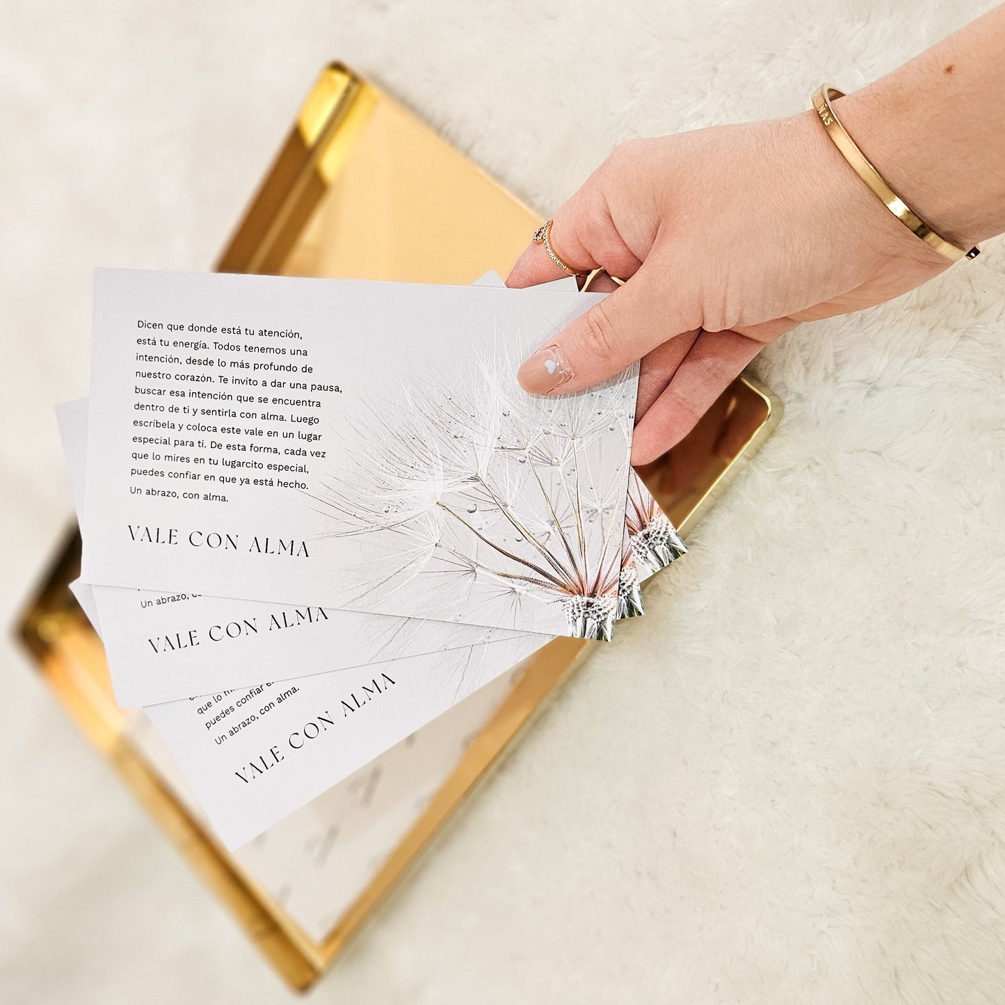 PACK: 3 Vales "Con Alma" para escribir tus deseos